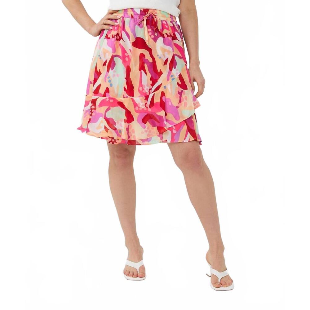 NEW ESQUALO skye short skirt in heat wave